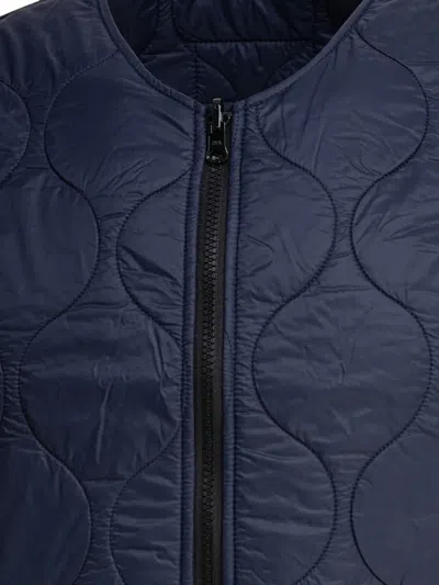Ceccarelli Quilted Pocket Gilet In Blue