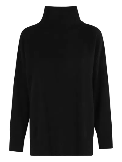 Roberto Collina Knitted Sweater In Black