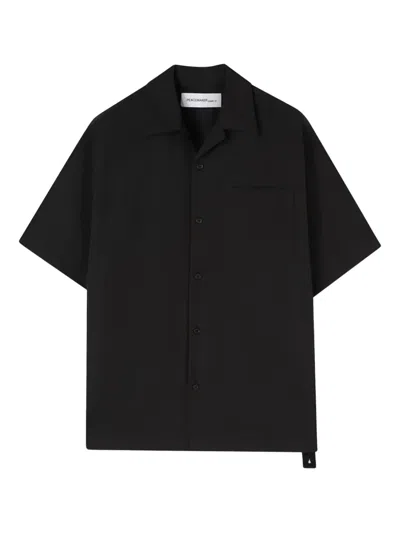 Peacemaker Oamc Short-sleeve Pocket Shirt In Black