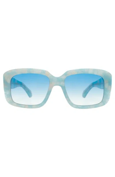 Illesteva Geno Sunglasses In Blue