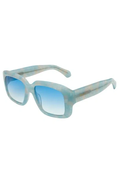 Illesteva Geno Sunglasses In Blue
