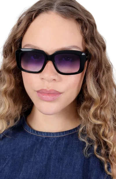 Illesteva Geno Sunglasses In Black