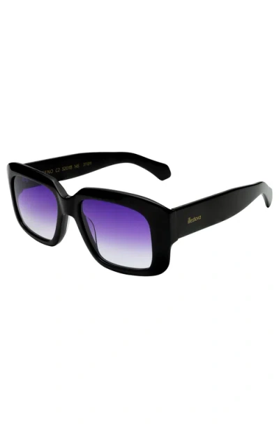 Illesteva Geno Sunglasses In Black