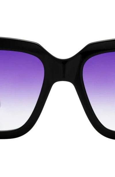 Illesteva Geno Sunglasses In Black