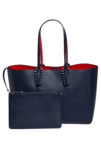 Christian Louboutin Cabata Shoulder Bag In Leather With Studs Detail On The Front In Multi