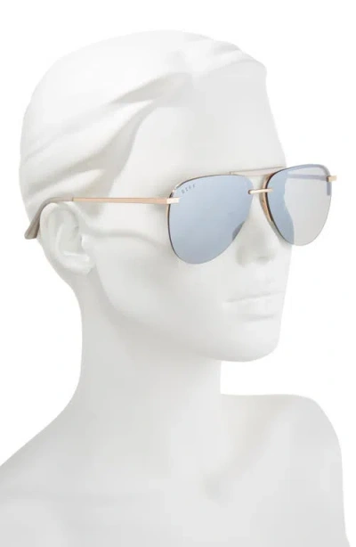 Diff Tahoe 65mm Oversize Aviator Sunglasses In Gray