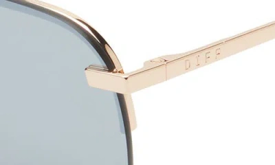 Diff Tahoe 65mm Oversize Aviator Sunglasses In Gray