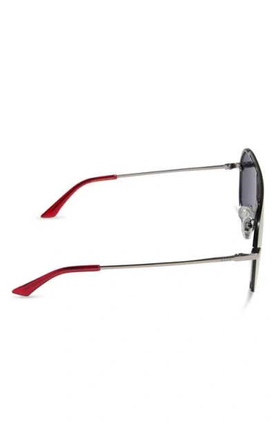 Diff Imani 139mm Gradient Shield Sunglasses In Pink