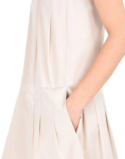 Shop Marni Short Dress In Beige