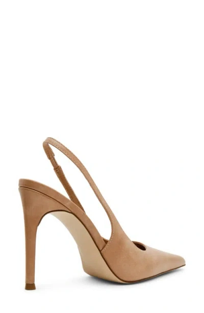 Steve Madden Reyes Pointed Toe Slingback Sandal In Brown