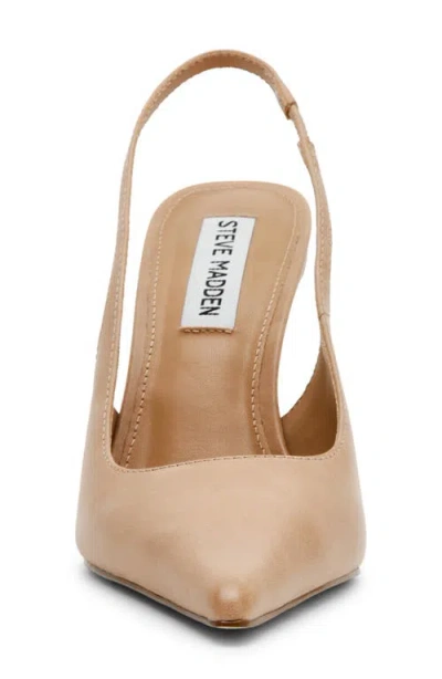 Steve Madden Reyes Pointed Toe Slingback Sandal In Brown