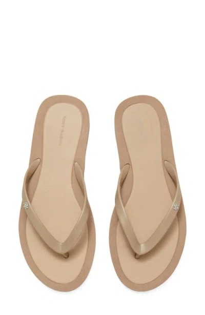 Tory Burch Kira Flip Flops In Gray