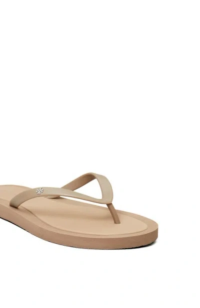 Tory Burch Kira Flip Flops In Gray