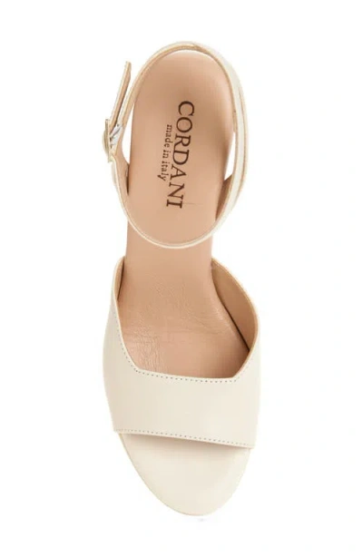 Cordani Vita Ankle Strap Platform Sandal In Neutral