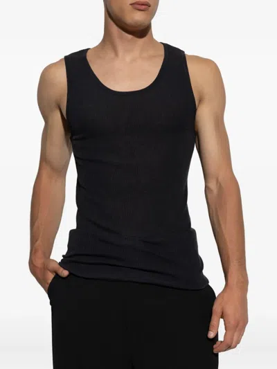 罗纹羊毛坦克背心