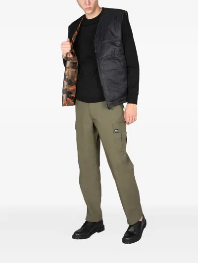 Arkair Brown Cargo Pants With Functional Design In Green
