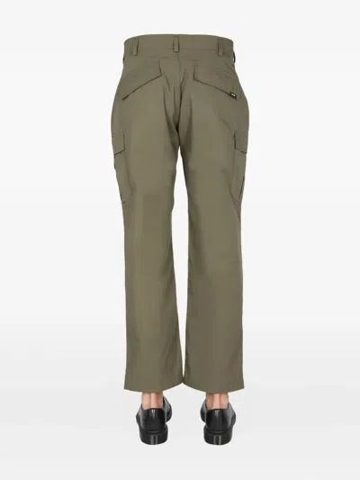 Arkair Brown Cargo Pants With Functional Design In Green