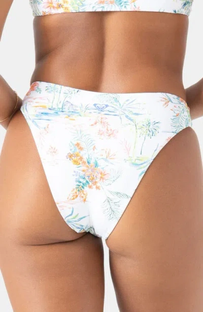 Roxy North Shore Reversible Hipster Bikini Bottoms In Multi