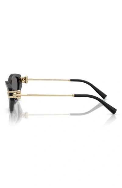 Tiffany & Co Tf 4231u 800181 53mm Womens Cat-eye Sunglasses In Black