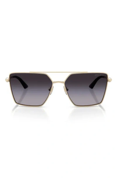 Jimmy Choo Joss 58mm Gradient Square Sunglasses In Multi