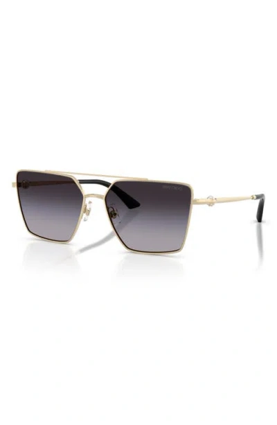 Jimmy Choo Joss 58mm Gradient Square Sunglasses In Multi