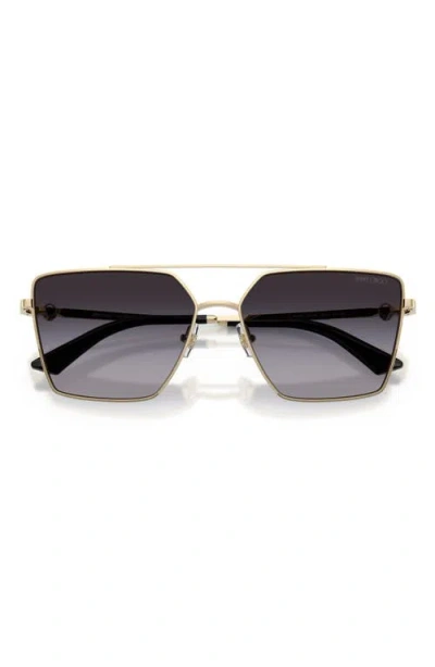 Jimmy Choo Joss 58mm Gradient Square Sunglasses In Multi
