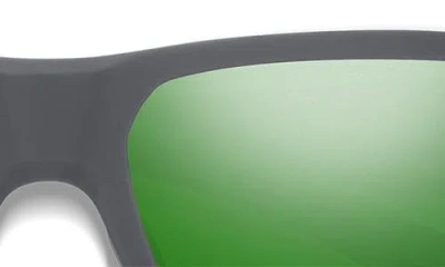Smith Guides Choice Xl 63mm Chromapop™ Polarized Oversize Square Sunglasses In Green