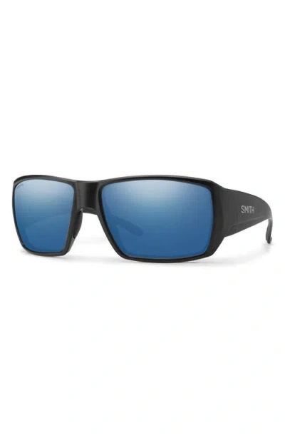 Smith Guides Choice Xl 63mm Chromapop™ Polarized Oversize Square Sunglasses In Multi