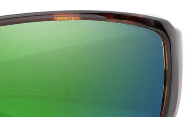Smith Guide's Choice 62mm Polarized Oversize Wraparound Sunglasses In Green