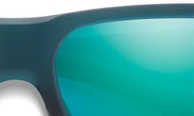 Smith Riptide 61mm Chromapop™ Polarized Sport Square Sunglasses In Green