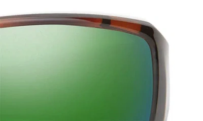 Smith Guide's Choice 62mm Polarized Oversize Wraparound Sunglasses In Green