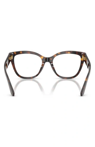 Dolce & Gabbana Tortoiseshell-effect Glasses In Brown