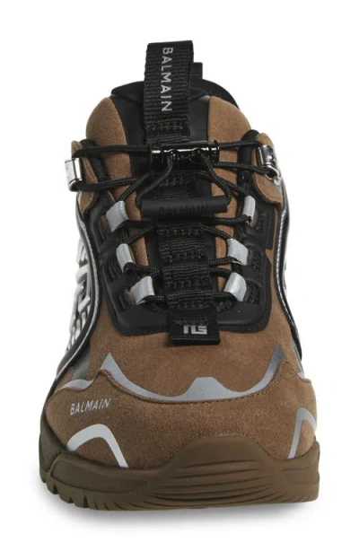 Balmain 'cosmic Dust' Sneakers In Green