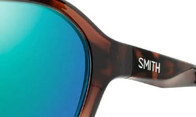 Smith Whitney 61mm Chromapop™ Polarized Wraparound Square Sunglasses In Multi