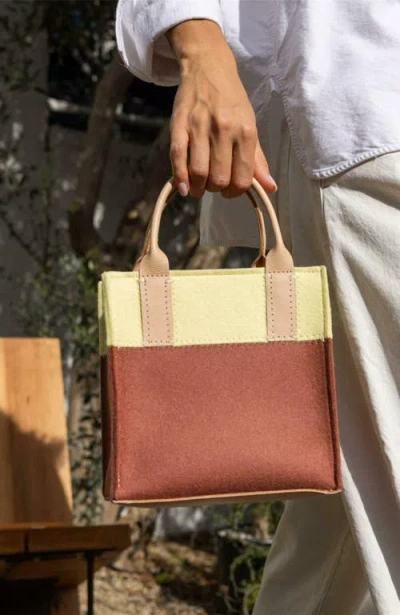 Graf & Lantz Graf Lantz Jaunt Merino Wool Mini Tote In Multi