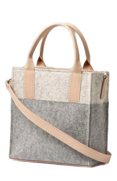Graf & Lantz Graf Lantz Jaunt Merino Wool Mini Tote In Gray
