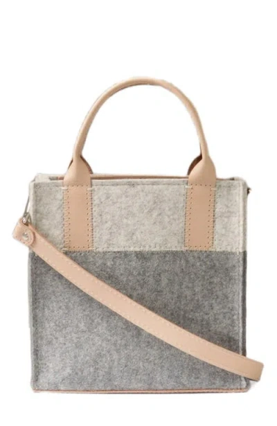 Graf & Lantz Graf Lantz Jaunt Merino Wool Mini Tote In Gray