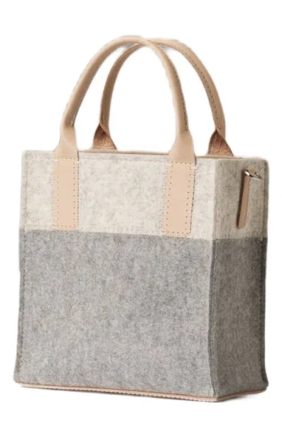 Graf & Lantz Graf Lantz Jaunt Merino Wool Mini Tote In Gray