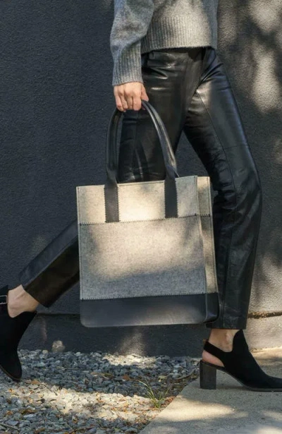 Graf & Lantz Graf Lantz Jaunt Merino Wool Tote In Black