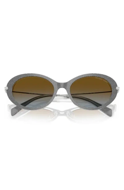 Michael Kors Woman Sunglass Mk2245u Rockaway In Gray