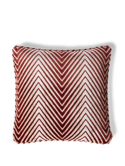Missoni Home Ziggy 40x40 Cm Viscose Blend Zigzag Cushion In Pattern