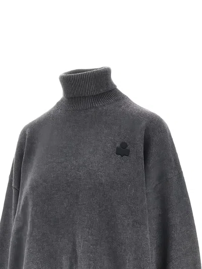 Isabel Marant Étoile Isabel Marant Etoile Nasha Wool And Cotton Sweater In Gray
