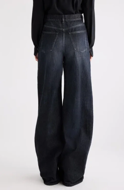 Chloé Loose Black Washed Jeans