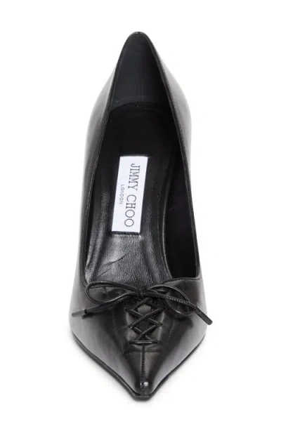 Jimmy Choo Scarlett 95 Leather Pumps In Black