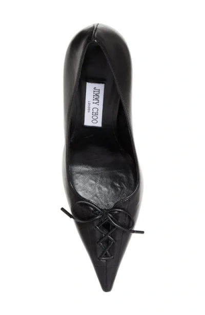 Jimmy Choo Scarlett 95 Leather Pumps In Black