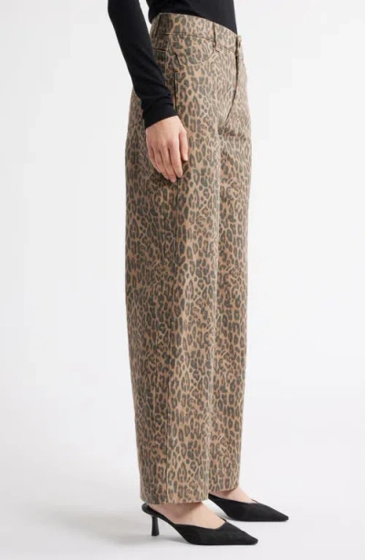 Wit & Wisdom Skyrise Double Side Seam Wide Leg Jeans In Brown