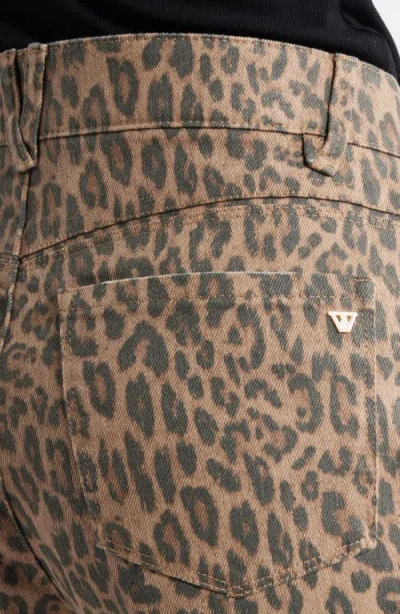 Wit & Wisdom Skyrise Double Side Seam Wide Leg Jeans In Brown