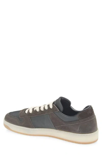 Prada Sneakers Downtown In Re-nylon And Gray Suede In Metallic