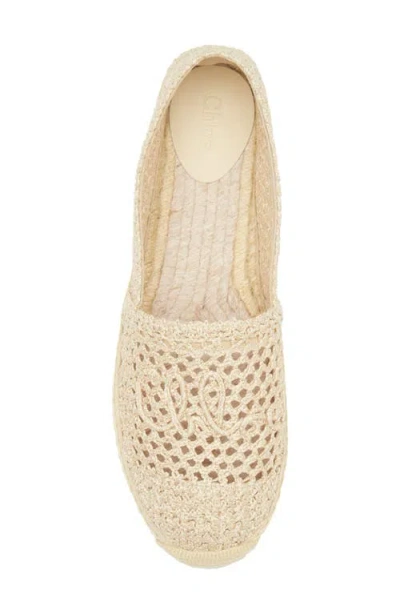 Chloé Chloe Women Isla Espadrillas Shoes In Neutral