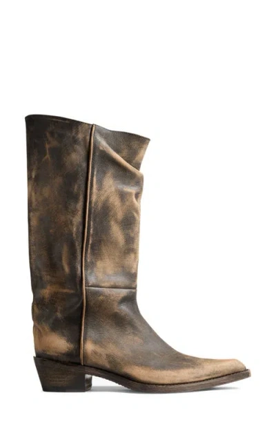 Khaite Clive 25 Leather Boots In Multi